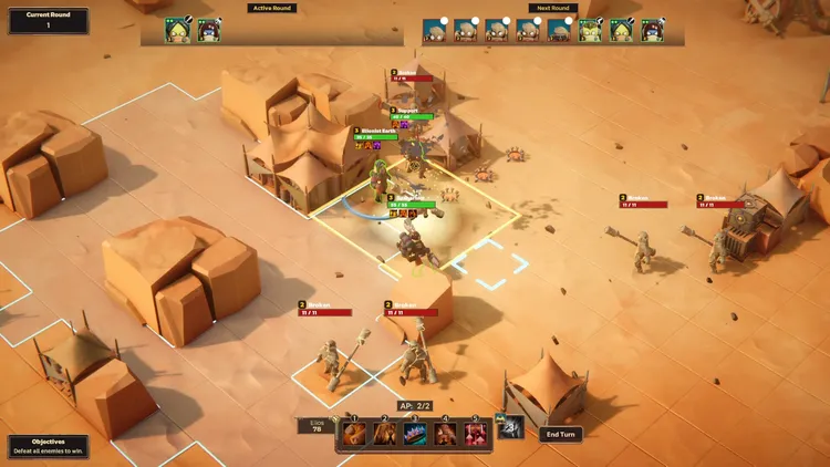 Скриншот Dunebound Tactics — 8