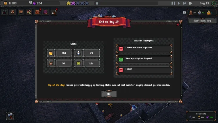 Скриншот Dungeon Tycoon — 3
