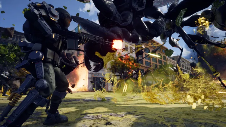Скриншот Earth Defense Force: Iron Rain — 2