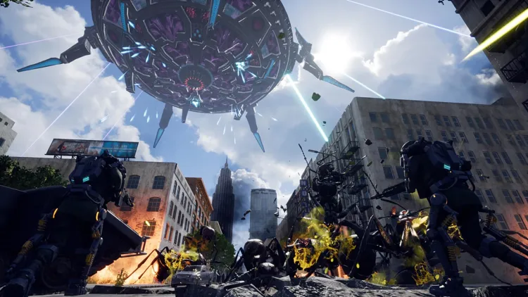 Скриншот Earth Defense Force: Iron Rain — 3