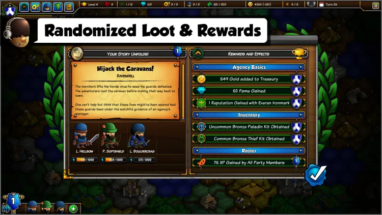 Скриншот Epic Manager - Create Your Own Adventuring Agency! — 8