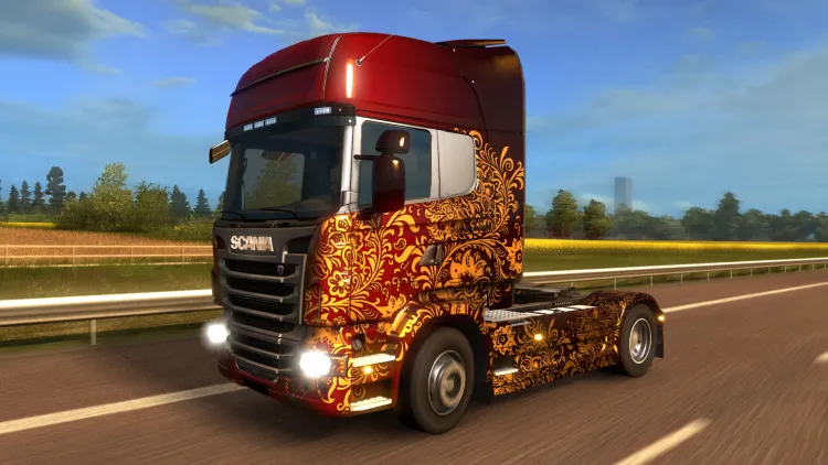 Скриншот Euro Truck Simulator 2 - Russian Paint Jobs Pack — 2