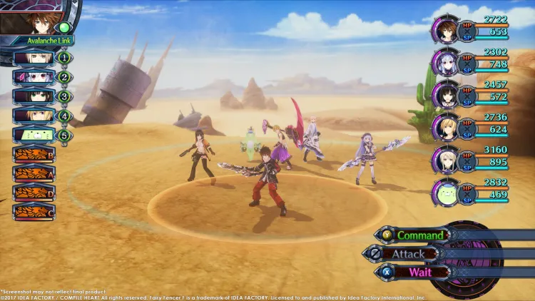Скриншот Fairy Fencer F Advent Dark Force — 1