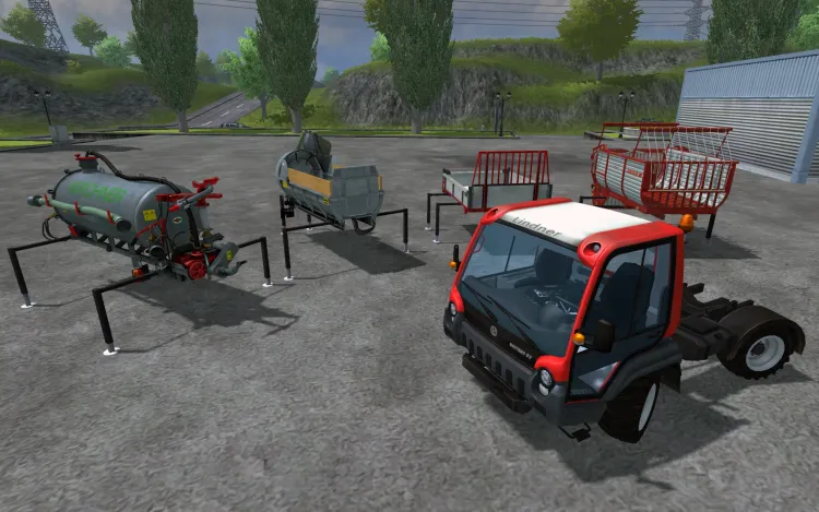Скриншот Farming Simulator 2013: Lindner Unitrac DLC — 1