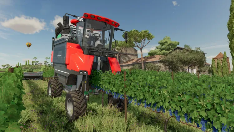 Скриншот Farming Simulator 22 - ERO Grapeliner Series 7000 DLC — 2