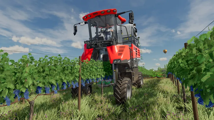 Скриншот Farming Simulator 22 - ERO Grapeliner Series 7000 DLC — 9