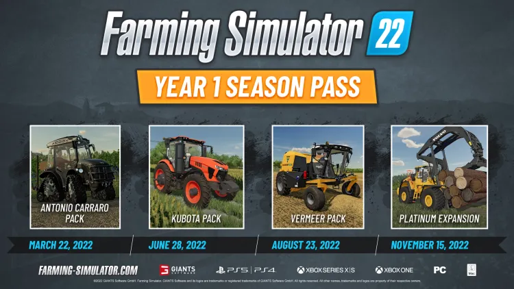 Скриншот Farming Simulator 22 - Year 1 Season Pass DLC — 1