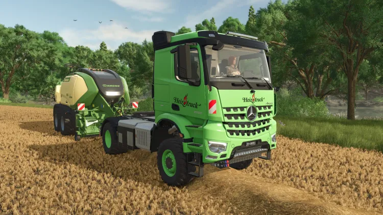 Скриншот Farming Simulator 25 - Mercedes-Benz Trucks Pack DLC — 2