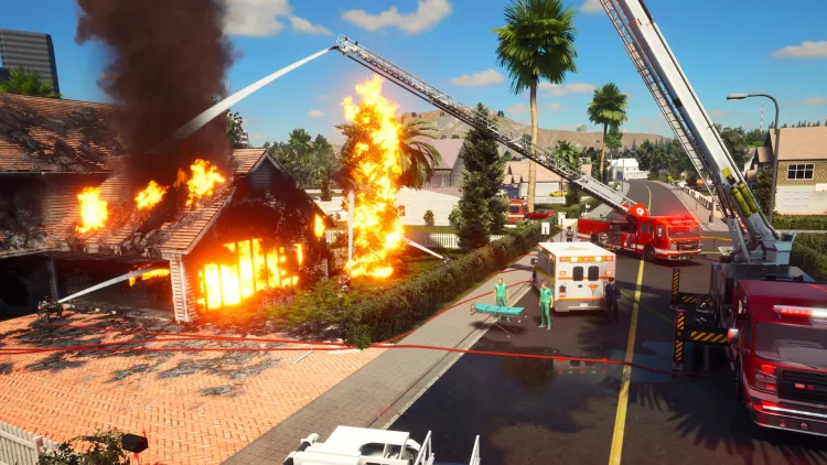 Скриншот Firefighting Simulator - The Squad (Версия для СНГ [ Кроме РФ и РБ ]) — 2
