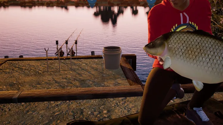 Скриншот Fishing Sim World: Pro Tour - Gigantica Road Lake DLC — 2