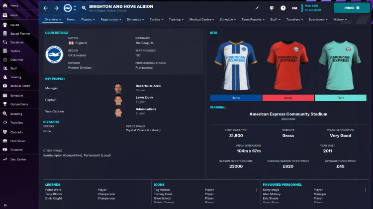 Скриншот Football Manager 2023 (Windows 10) — 6