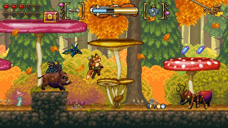 Скриншот Fox n Forests (Версия для СНГ [ Кроме РФ и РБ ]) — 8