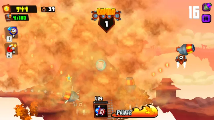 Скриншот Galaxy Cannon Rider — 3