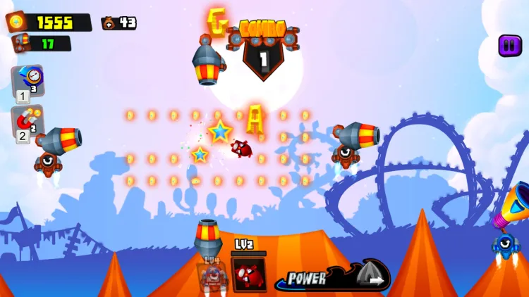Скриншот Galaxy Cannon Rider — 4