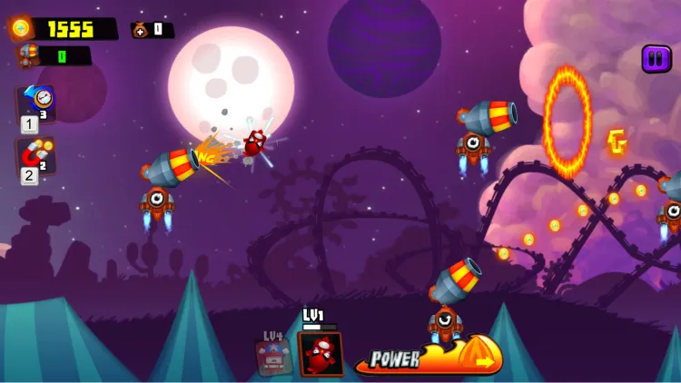 Скриншот Galaxy Cannon Rider — 6
