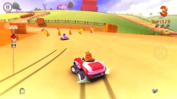 Скриншот Garfield Kart — 1