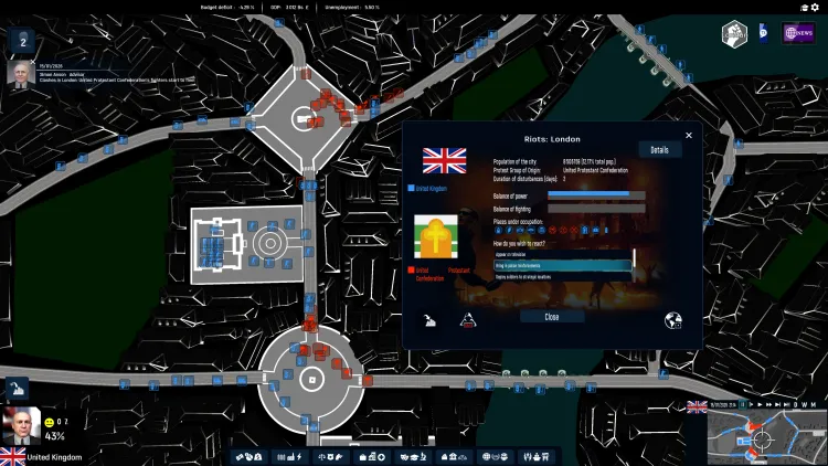 Скриншот Geo-Political Simulator 2026 Edition — 4