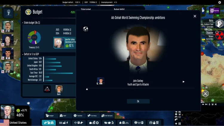 Скриншот Geo-Political Simulator 5 — 2