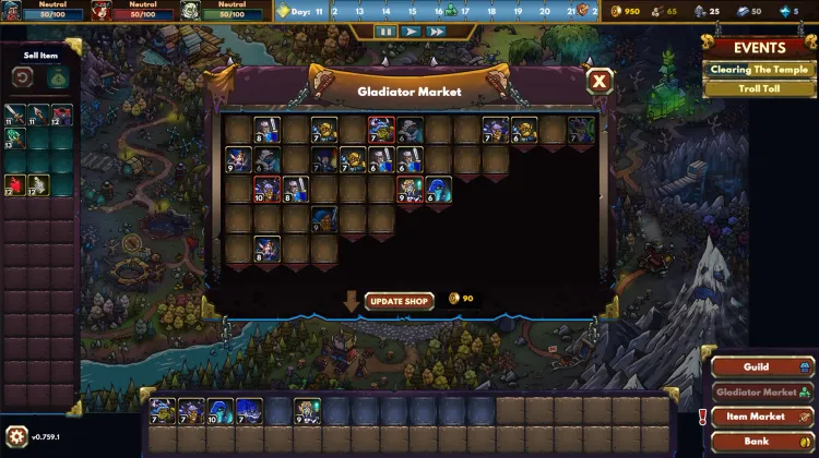 Скриншот Gladiator Guild Manager — 9