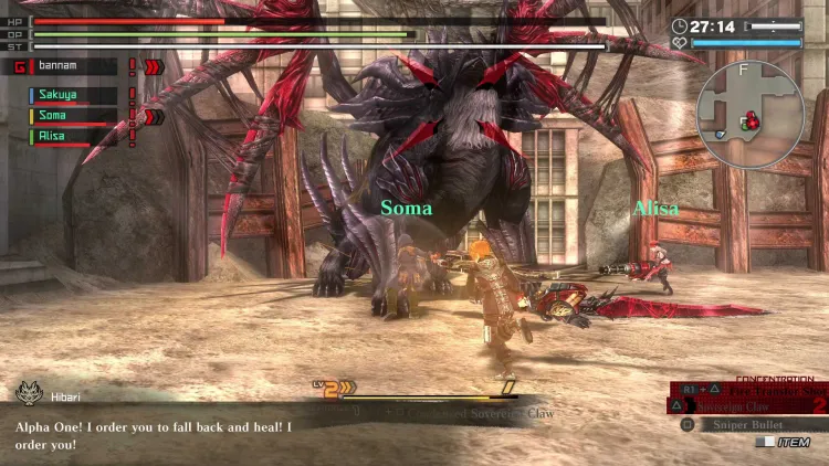 Скриншот God Eater 2 Rage Burst — 2