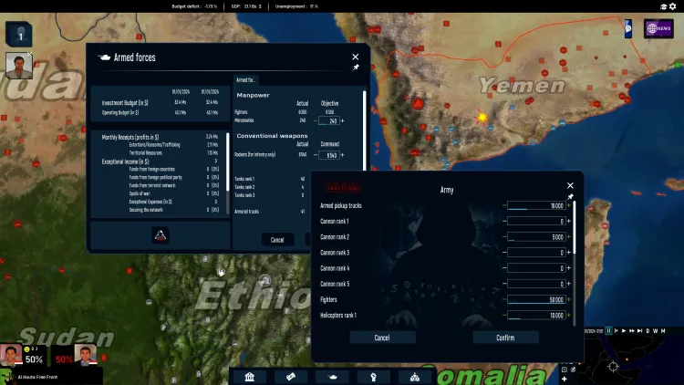 Скриншот God'n Spy Add-on - Geo-Political Simulator 5 DLC — 1