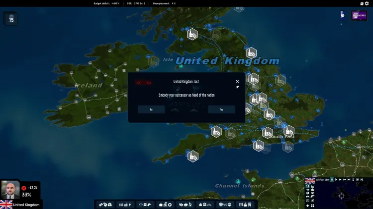 Скриншот God'n Spy Add-on - Geo-Political Simulator 5 DLC — 4