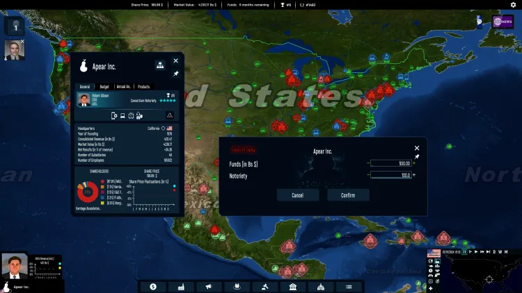 Скриншот God'n Spy Add-on - Geo-Political Simulator 5 DLC — 5