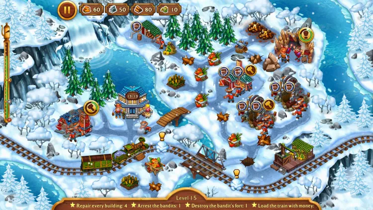 Скриншот Golden Rails: Small Town Story — 2
