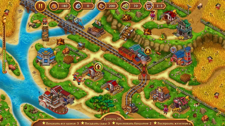 Скриншот Golden Rails: Tales of the Wild West — 1