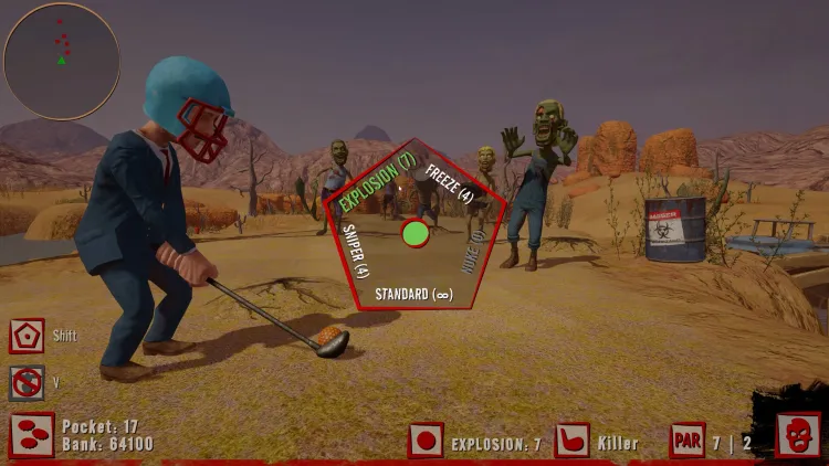 Скриншот Golf VS Zombies — 5