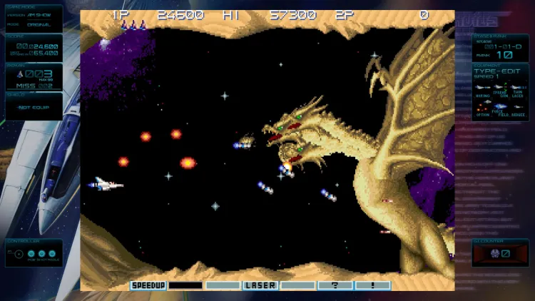 Скриншот Gradius Origins (Версия для СНГ [ Кроме РФ и РБ ]) — 1