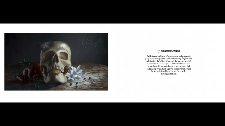 Скриншот Great Houses of Calderia Artbook — 2