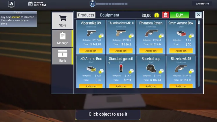 Скриншот Gun Center Simulator — 4