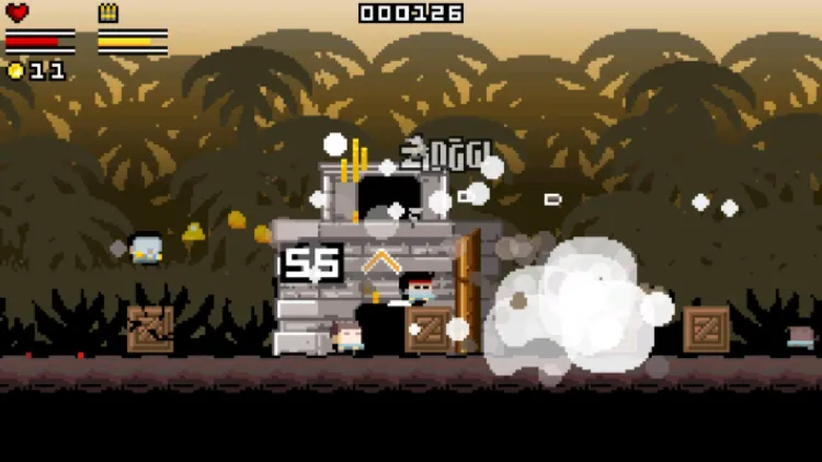 Скриншот Gunslugs — 2