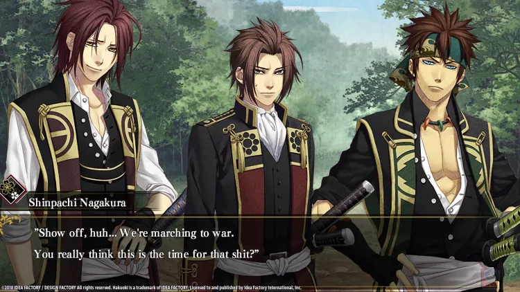 Скриншот Hakuoki: Edo Blossoms — 1