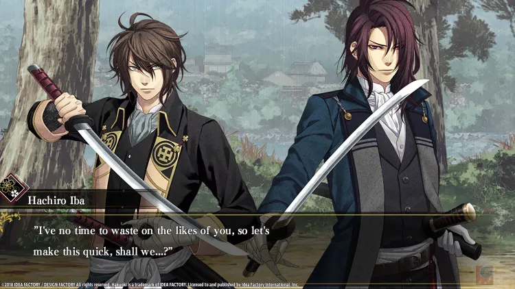 Скриншот Hakuoki: Edo Blossoms — 2