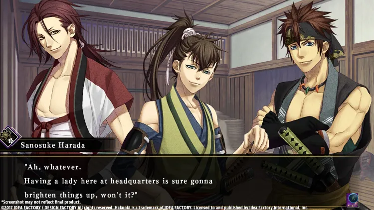 Скриншот Hakuoki: Kyoto Winds — 3