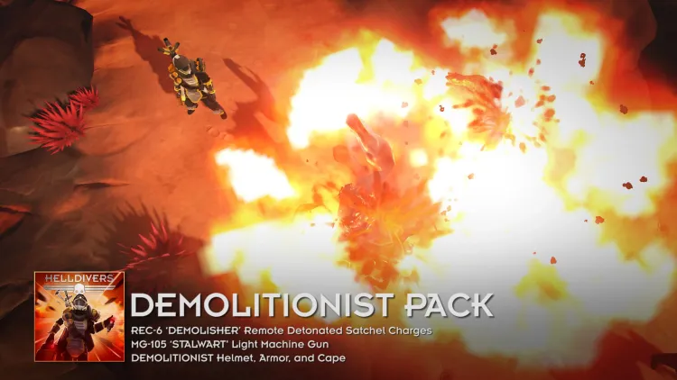 Скриншот HELLDIVERS Demolitionist Pack DLC — 2