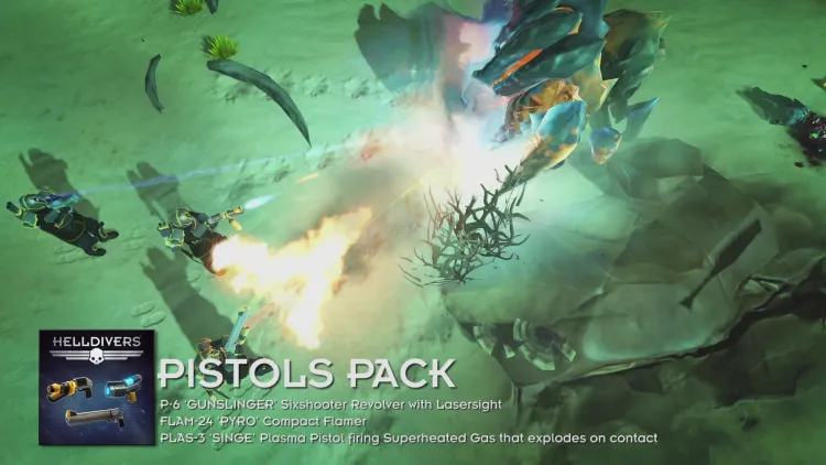 Скриншот HELLDIVERS Pistols Perk Pack — 2