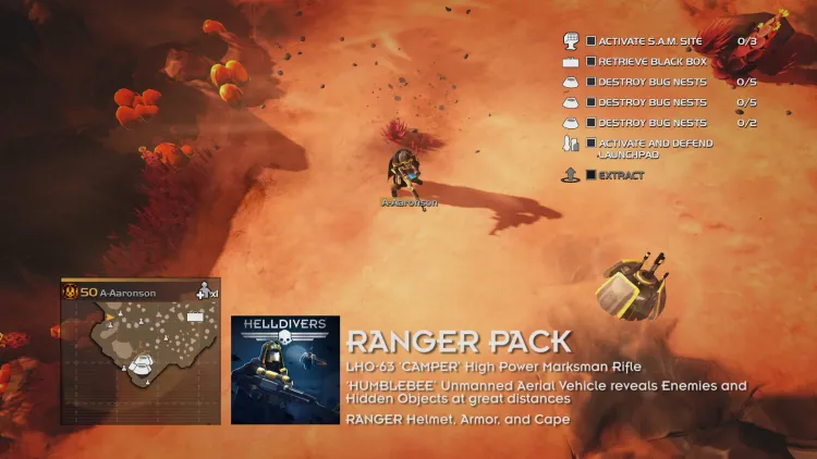 Скриншот HELLDIVERS Ranger Pack — 1