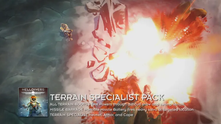 Скриншот HELLDIVERS Terrain Specialist Pack — 1