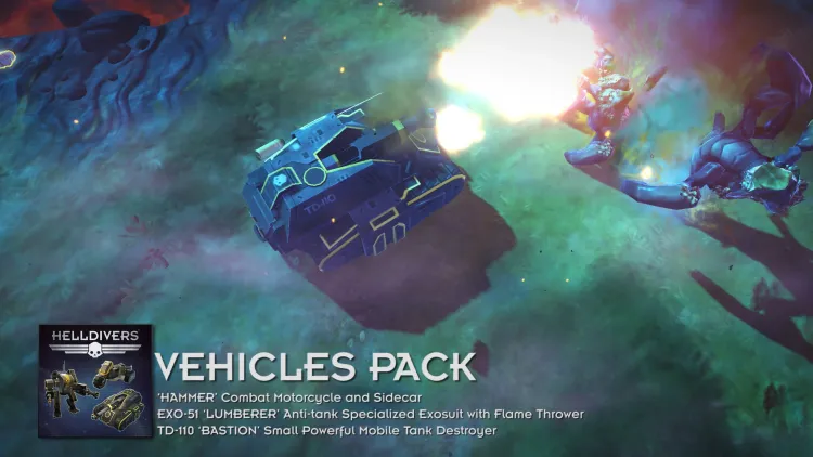 Скриншот HELLDIVERS Vehicles Pack DLC — 1