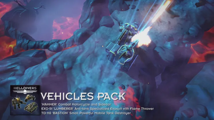 Скриншот HELLDIVERS Vehicles Pack DLC — 2