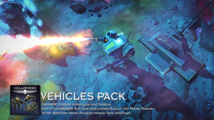 Скриншот HELLDIVERS Vehicles Pack DLC — 3