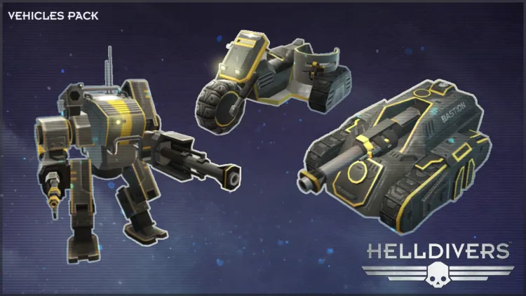 Скриншот HELLDIVERS Vehicles Pack DLC — 4