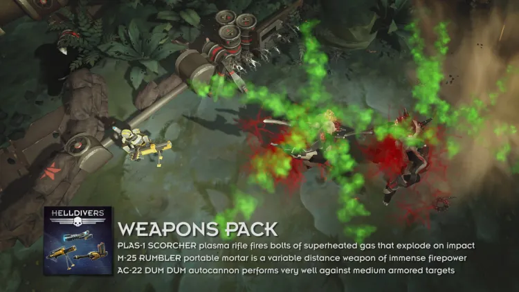 Скриншот HELLDIVERS Weapons Pack — 1
