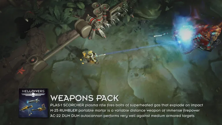 Скриншот HELLDIVERS Weapons Pack — 2