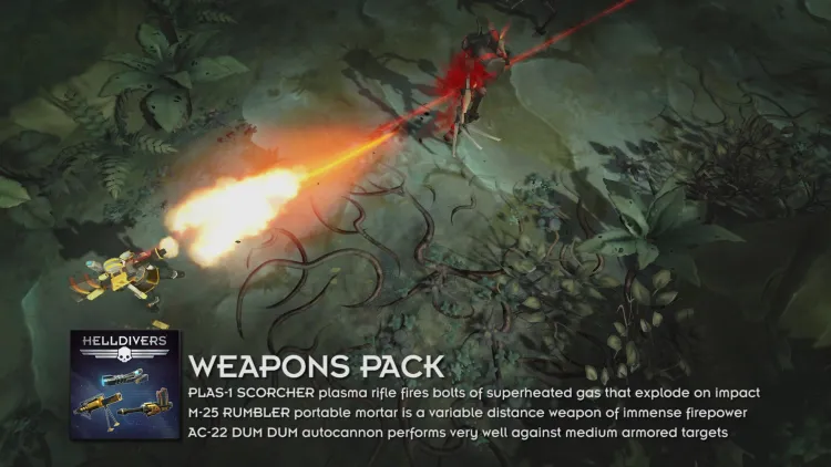 Скриншот HELLDIVERS Weapons Pack — 4