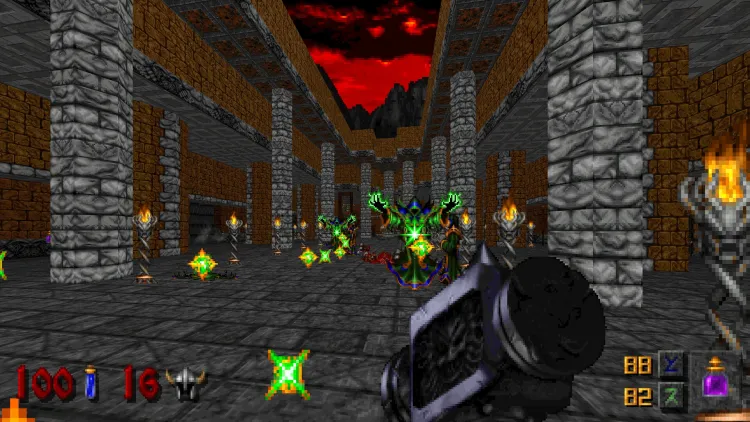 Скриншот Heretic + Hexen — 3