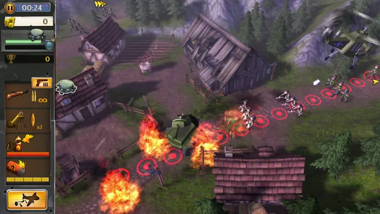 Скриншот Hills Of Glory 3D — 1